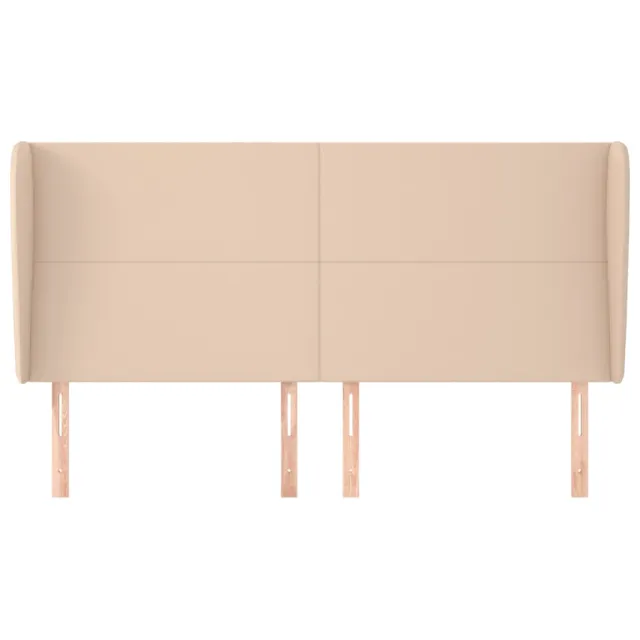 Tête de lit avec oreilles Cappuccino 163x23x118/128 cm