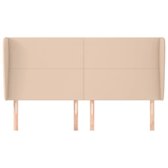 Tête de lit avec oreilles Cappuccino 183x23x118/128 cm