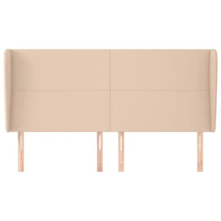 Tête de lit avec oreilles Cappuccino 183x23x118/128 cm