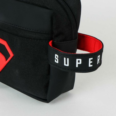 Child Toilet Bag Superman Black 100 % Polyurethane Modern 22 x 16 x 0,