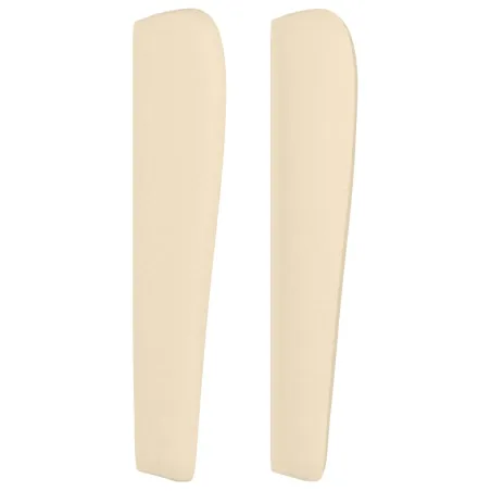 Tête de lit avec oreilles Crème 93x23x118/128 cm Tissu