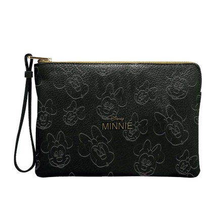 Necessaire da Viaggio Minnie Mouse Nero 100 % Poliuretano Moderno 21,5
