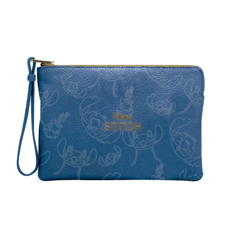 Reise-Toilettentasche Stitch Blau 100 % Polyurethan Moderne 21,5 x 14