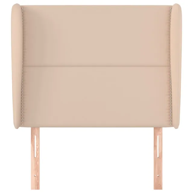 Tête de lit avec oreilles Cappuccino 93x23x118/128cm Similicuir