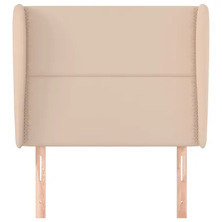 Tête de lit avec oreilles Cappuccino 93x23x118/128cm Similicuir