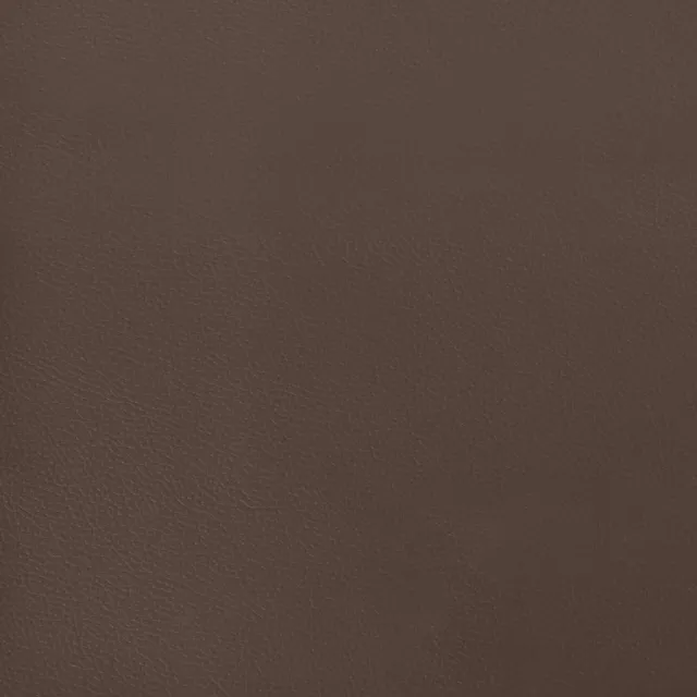 Tête de lit avec oreilles Marron foncé 103x23x118/128 cm Tissu