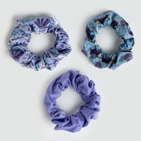 Gomas de Pelo Frozen Azul 3 Piezas