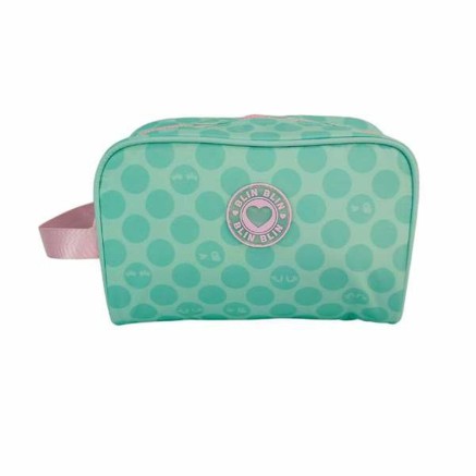 Necessaire da Viaggio Toybags Blin Blin Kiss Me Verde 15 x 25 x 11 cm