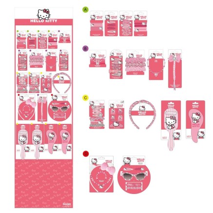 Fermagli per Capelli Hello Kitty Rosa