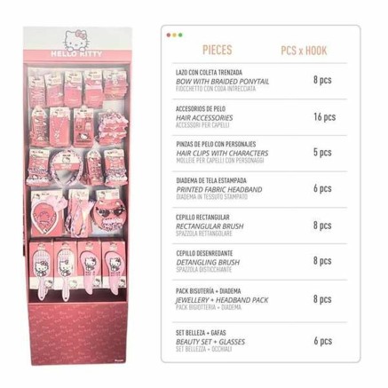 Pinces à cheveux Hello Kitty Rose 2