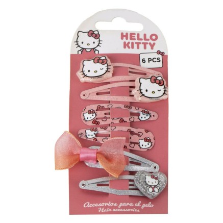 Fermagli per Capelli Hello Kitty Rosa