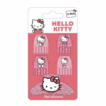 Fermagli per Capelli Hello Kitty Rosa
