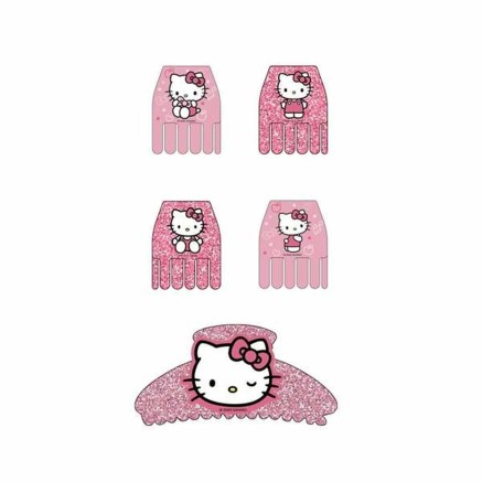 Pinces à cheveux Hello Kitty Rose 2