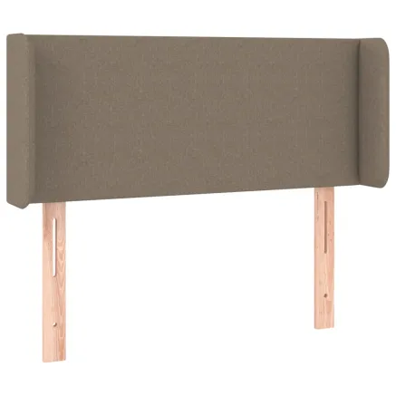 Tête de lit avec oreilles Taupe 83x16x78/88 cm Tissu 2