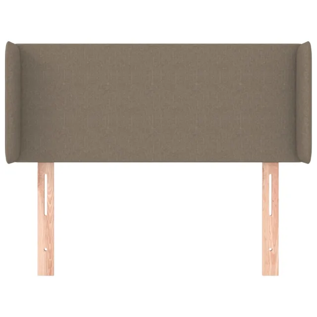 Tête de lit avec oreilles Taupe 93x16x78/88 cm Tissu