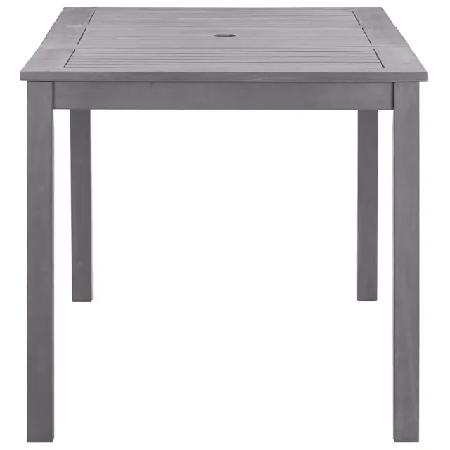Table de jardin Délavage gris 140x80x74 cm Bois d'acacia massif