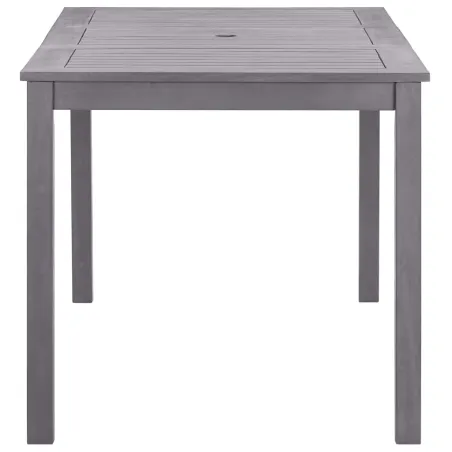 Table de jardin Délavage gris 140x80x74 cm Bois d'acacia massif