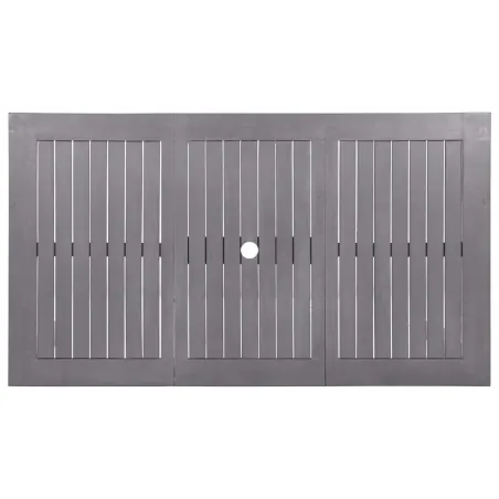 Table de jardin Délavage gris 140x80x74 cm Bois d'acacia massif