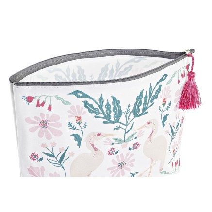 Necessaire DKD Home Decor Beige Bianco Multicolore Moderno (33 x 8 x 2 2