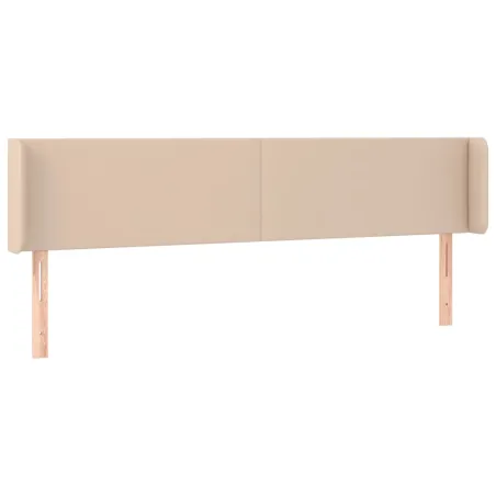 Tête de lit avec oreilles Cappuccino 163x16x78/88 cm Similicuir