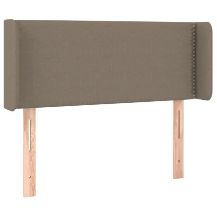 Tête de lit avec oreilles Taupe 93x16x78/88 cm Tissu 2