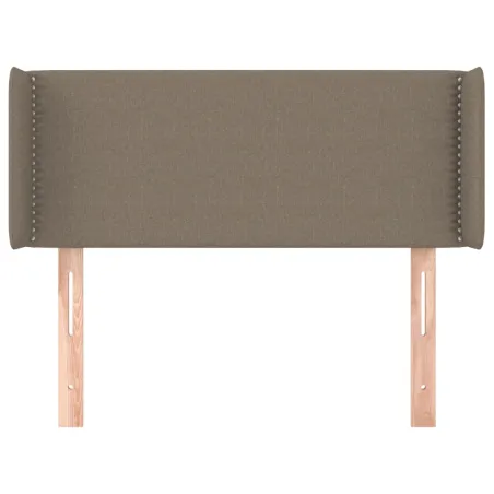 Tête de lit avec oreilles Taupe 93x16x78/88 cm Tissu