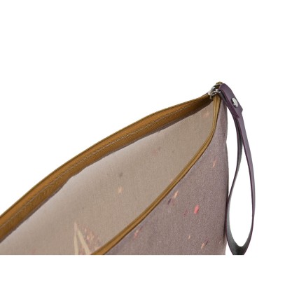 Toilet Bag DKD Home Decor Brown Green Burgundy Canvas Yoga 31 x 1 x 21 2