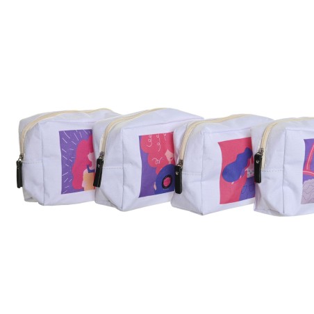 Nécessaire de Voyage DKD Home Decor Blanc polialgodon 15 x 6 x 12 cm