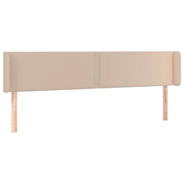 Tête de lit avec oreilles Cappuccino 183x16x78/88 cm Similicuir