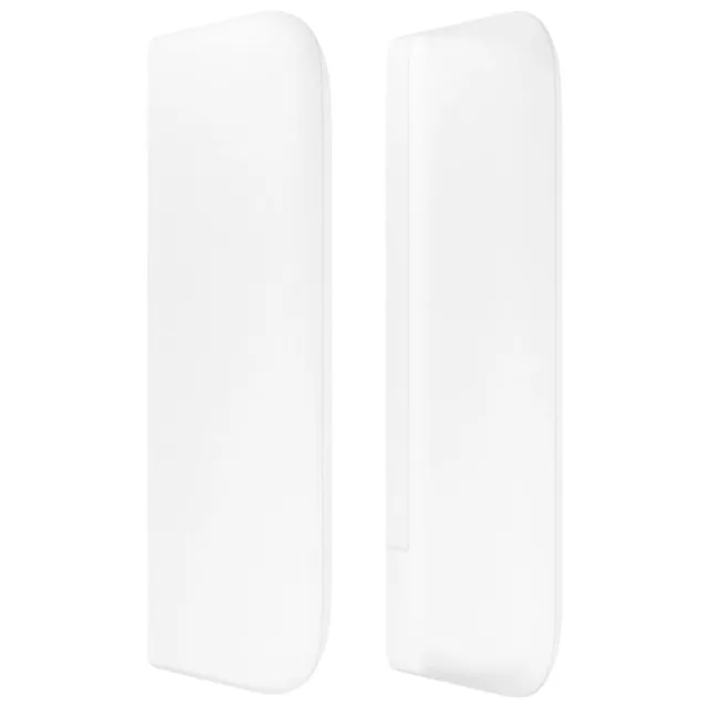 Tête de lit avec oreilles Blanc 203x16x78/88 cm Similicuir