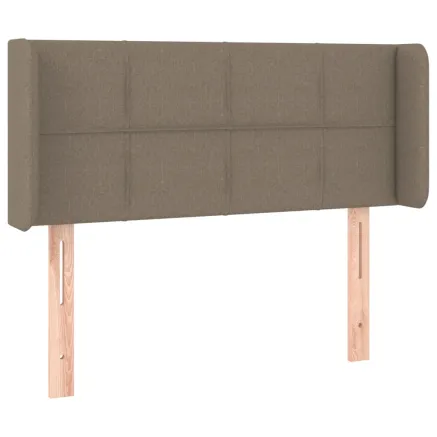 Tête de lit avec oreilles Taupe 83x16x78/88 cm Tissu 2