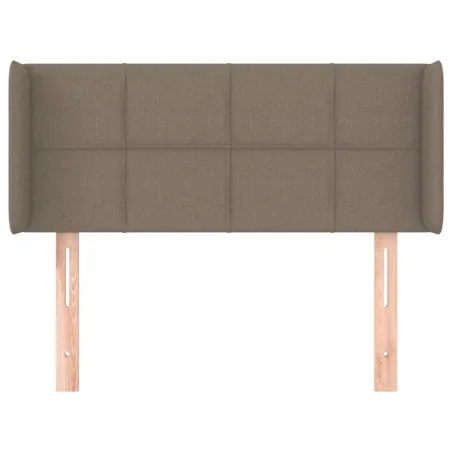 Tête de lit avec oreilles Taupe 83x16x78/88 cm Tissu