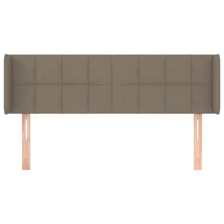 Tête de lit avec oreilles Taupe 147x16x78/88 cm Tissu