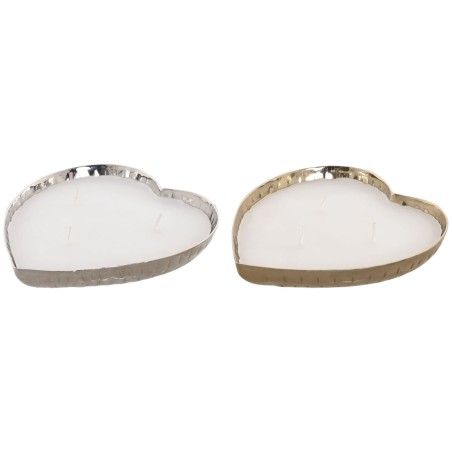 Candela Profumata Home ESPRIT Moderno Cuore 320 g (2 Unità)