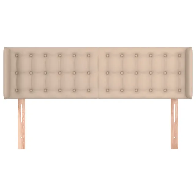 Tête de lit avec oreilles Cappuccino 147x16x78/88 cm Similicuir