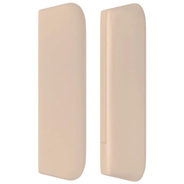 Tête de lit avec oreilles Cappuccino 163x16x78/88 cm Similicuir