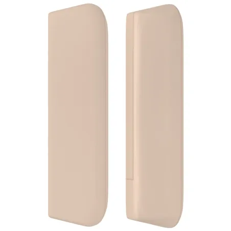 Tête de lit avec oreilles Cappuccino 203x16x78/88 cm Similicuir