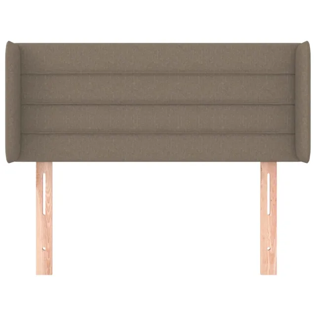 Tête de lit avec oreilles Taupe 83x16x78/88 cm Tissu