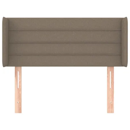 Tête de lit avec oreilles Taupe 83x16x78/88 cm Tissu