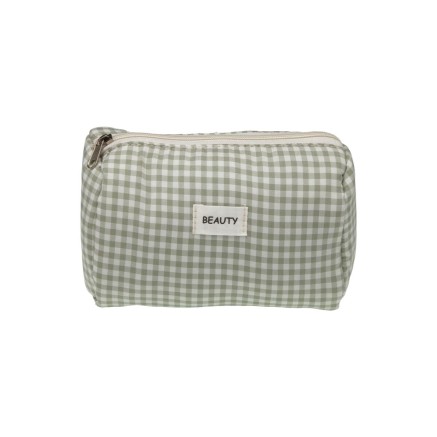 Reise-Toilettentasche Versa Vichy grün Polyester 8 x 11 x 18 cm 2