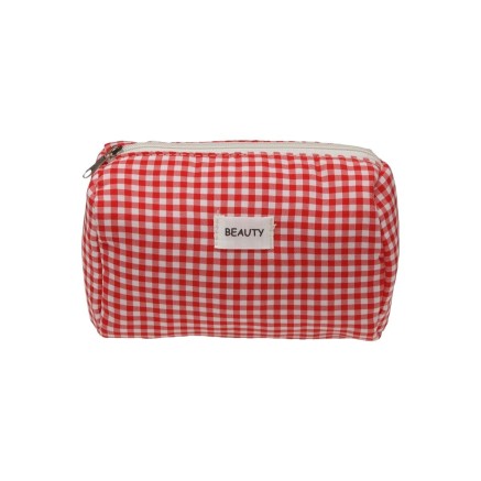 Necessaire da Viaggio Versa Vichy Rosso Poliestere 8 x 11 x 18 cm 2