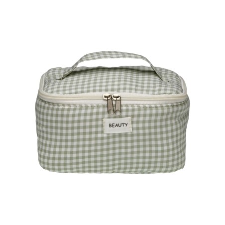 Nécessaire de Voyage Versa Vichy Vert Polyester Textile 12 x 12 x 20