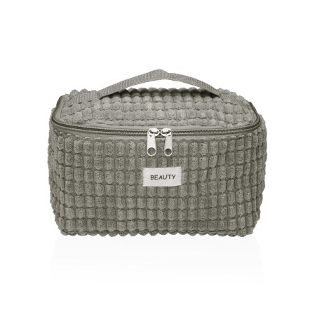 Travel Vanity Case Versa Corduroy Blue Polyester Textile 12 x 12 x 20