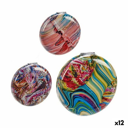 Miroir de Poche AR1903673 AR1903673 Verre Plastique 8 x 2,4 x 8 cm (12
