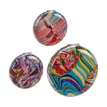 Miroir de Poche AR1903673 AR1903673 Verre Plastique 8 x 2,4 x 8 cm (12