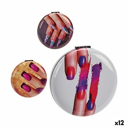 Miroir de Poche AR1903674 AR1903674 Verre Plastique 8 x 2,4 x 8 cm (12
