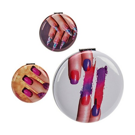 Pocket Mirror AR1903674 AR1903674 Crystal Plastic 8 x 2,4 x 8 cm (12 U