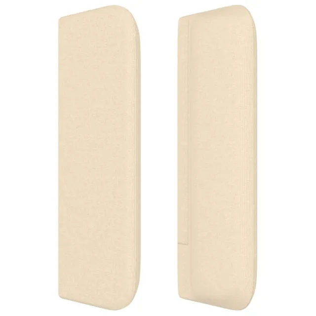 Tête de lit avec oreilles Crème 83x16x78/88 cm Tissu