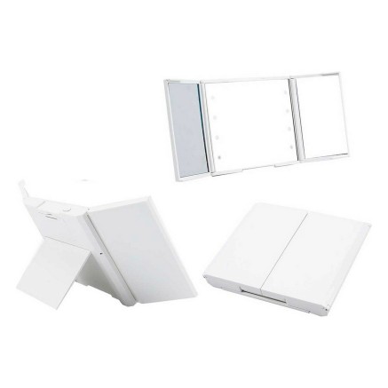 Espejo de Bolsillo Berilo YXL2150-CC01 YXL2150-CC01 Blanco ABS 1,5 x 9 2