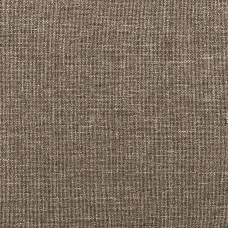 Tête de lit avec oreilles Taupe 203x16x78/88 cm Tissu